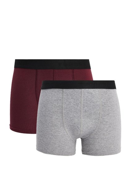 Men's 2-Pack Cotton Lycra Flexible Fabric Boxers