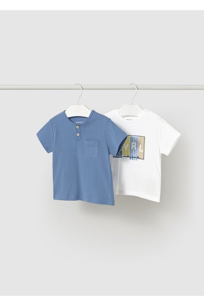 Baby Boy 2 T-Shirt Kit Blue-White 1060
