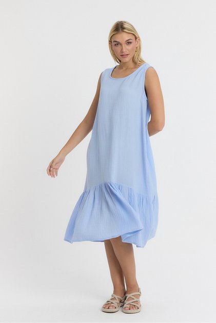 Muslin Strap Dress - 3040