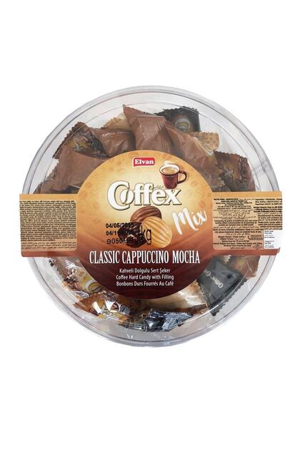 Elvan Coffex Mix Kahve Cappuccino Mocha Sert Şekerleme 1 Kg
