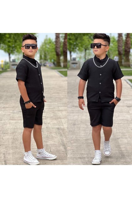 Boy's Linen Shirt Suit | Between 4/12 Years