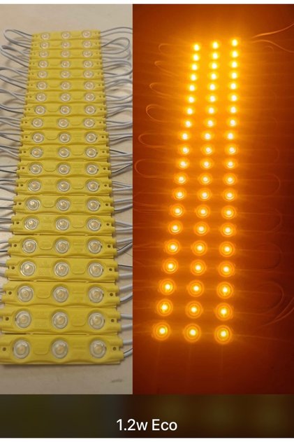 12V 1.5W Eko Plus Modül Ip65 Amber 20’li
