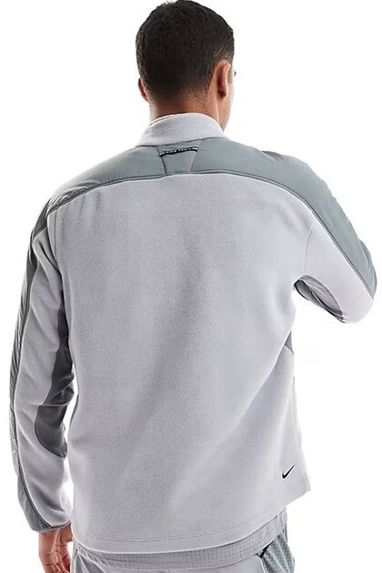 Nike Running Trail Polartec 1/4 zip fleece Erkek Yarım Fermuar