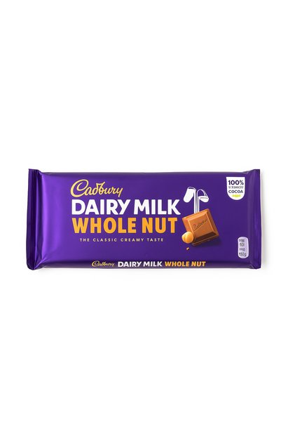 Dairy Milk Whole Nut Bütün Fındıklı Sütlü Çikolata 180g