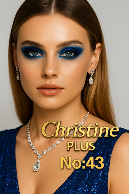 Christine Plus Fine Shimmering Eyeshadow in Powder Form  Navy Blue No:43 ( Eyeshadow)- Trendyol