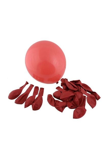 600Pcs Shiny Burgundy Balloon 12 Inch