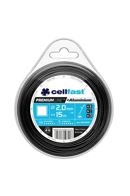Fir Motocoasa Armat / Blister - Patrat 2.0Mm / 15M