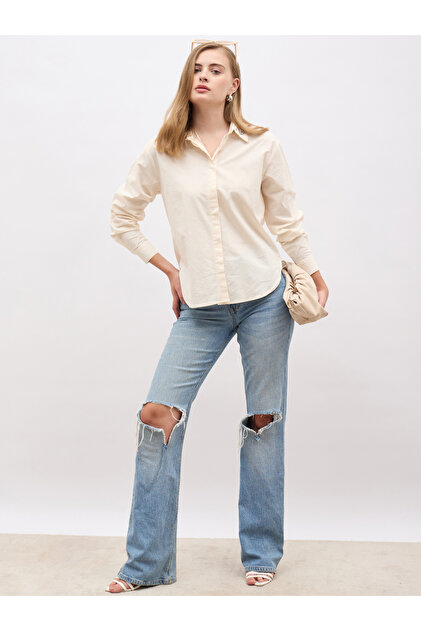 Embellished Detail Long Sleeves Regular Fit Shirt
