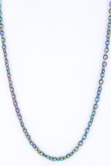 Fine 316L Stainless Unisex Steel Necklace Chain 1.6mm 60cm Eck44