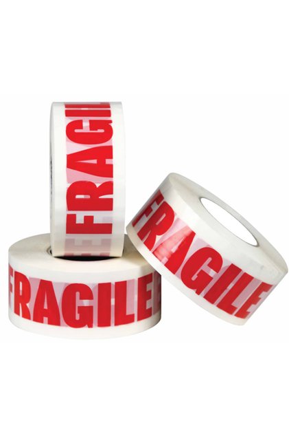 Set 3 Role Banda Adeziva tip scotch, FRAGILE, 48 mm x 100 m