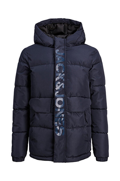 Jachetă de iarnă Jack Jones Junior pentru băieți 12246122 Bleumarin