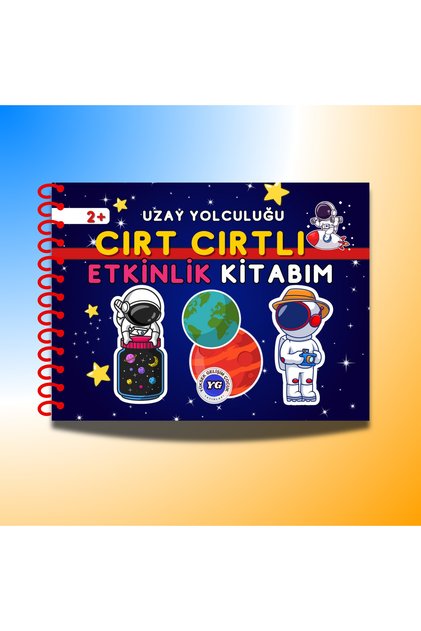 Uzay Yolculuğu Cırt Cırtlı Etkinlik Kitabı
