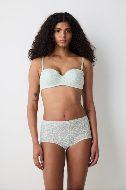 Delila Lace Mint Green Bra