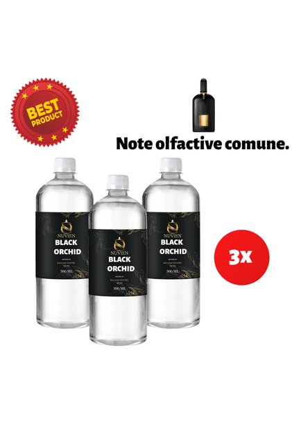Set 3 Balsam concentrat pentru Rufe, 3x500ml, aroma inspirata din Black Orchid