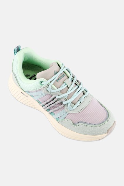 Women Lace Up Outdoor Shoes, Multicolor