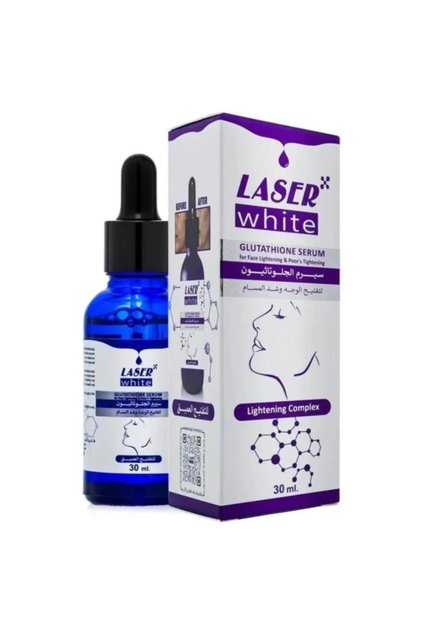 ليزر وايت سيروم الجلوتاثيون لتفتيح البشرة وشد المسام 30ml