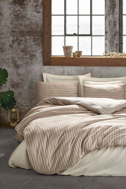 Bamboo Double Duvet Cover Set Mink