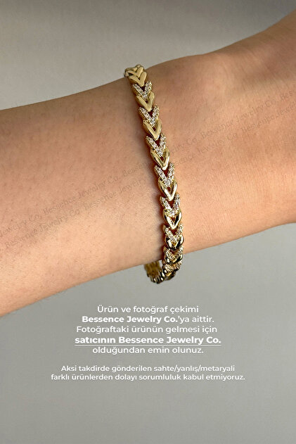 Xuping Bracelet with Heart and Stone - 17Cm+2Cm Adjustable
