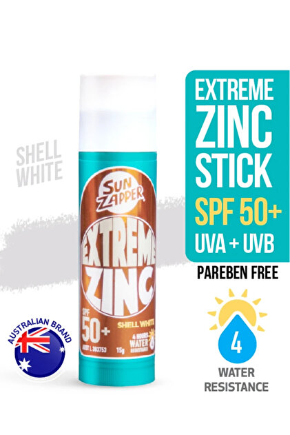 Sun Zapper Extreme Zinc Stick Shell White SPF 50+ 15g - Fiyatı