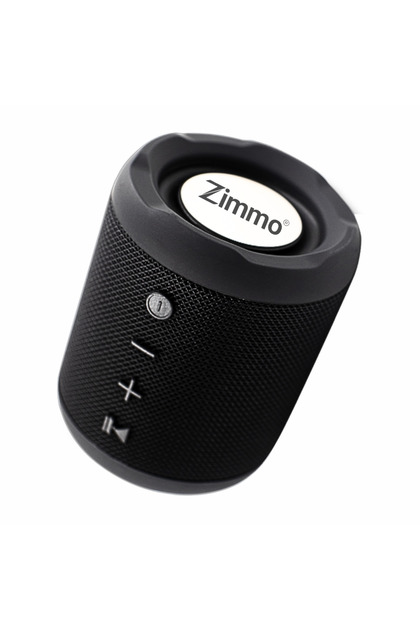 Boxa portabila Zimmo® 360°, Bluetooth 5.1, RadioFM, 5 moduri de redare, Autonomie pana la 10h, Negru