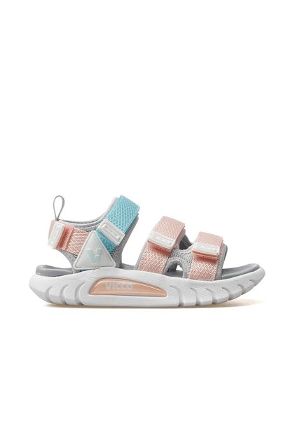 Cube Girl's Anatomical Sole Lightweight Sandals 25Y 332.212 Pk Gray