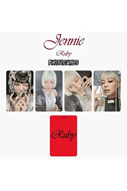 ジェニ blackpink ソロ MANTRA サノク トレカ 2枚セット Kpop Dünyasi BLACKPINK Jennie '' MANTRA '' Photocards Set 2