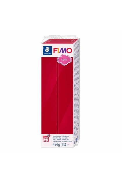 Pastă de modelat FIMO Soft 454g Roșu deschis intens