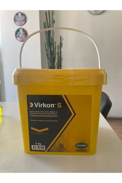 Virkon S 5 kg-(Geniş Spekturumlu Virüs, Bakteri, Mantarlara Karşı Etkili Dezenfektan)