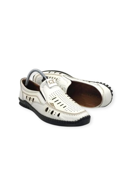 100% Leather Orthopedic Men's Summer Comfortable Daily Perforated Sandal Shoes 40-45