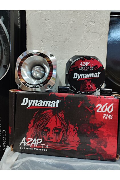 Dynamat AzapT4 13 Cm 200 Rms TWEETER Profesyonel - Fiyatı, Yorumları