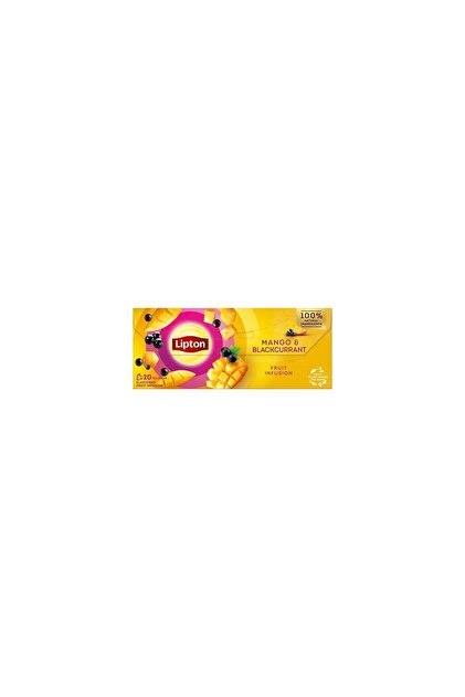 Ceai Lipton Mango si Coacaze Negre, Lipton, 20 plicuri/cutie, 34g
