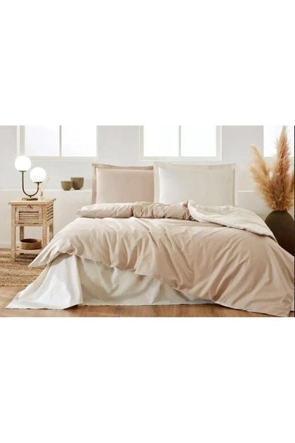 Özdilek Colourist Kum Beji-Vanilya Tek Kişilik Pike Takımı