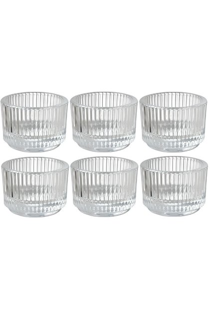 6 Pieces Jam Bowl Mini Size Height: 3.5 cm Diameter: 5 cm Translucent Glass