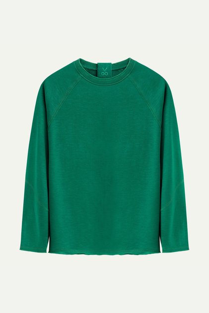 Yeşil Erkek Çift Taraflı Sweatshirt | (Lyuga - Forest Shade)