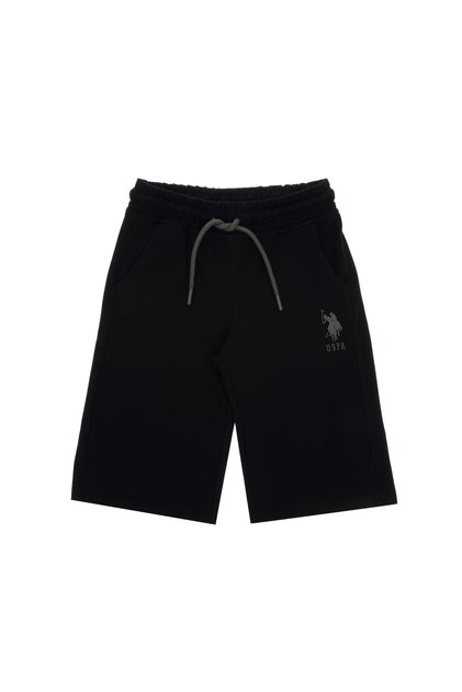 Boy's Black Knitted Shorts 50298078-Vr046