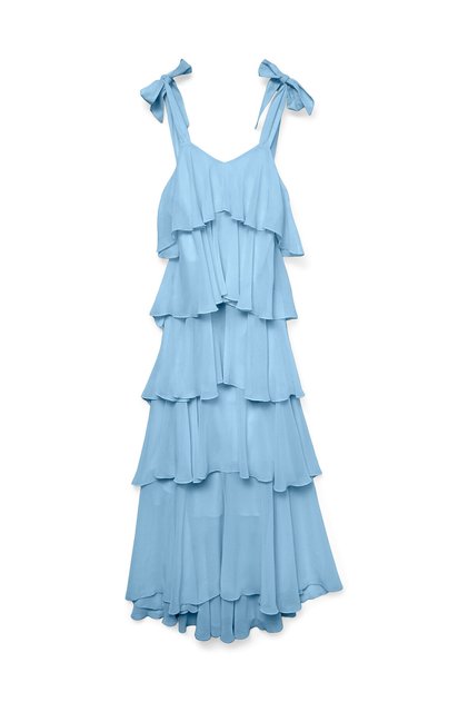 Rochie de seară pentru femei 10331377 Albastru deschis