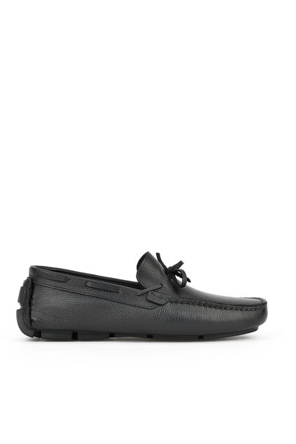 , Men's Genuine Leather Shoes 151986Z4274 Black