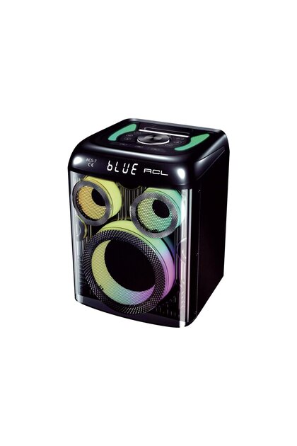 ACL ACS-7 50W Gücünde 8”inch Hoparlörlü Mikrofonlu, RGB Işıklı