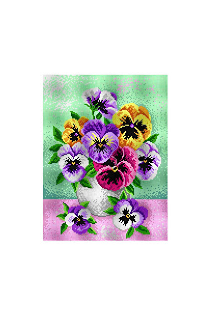 Printed Tapestry Violet 1767 30*40 cm
