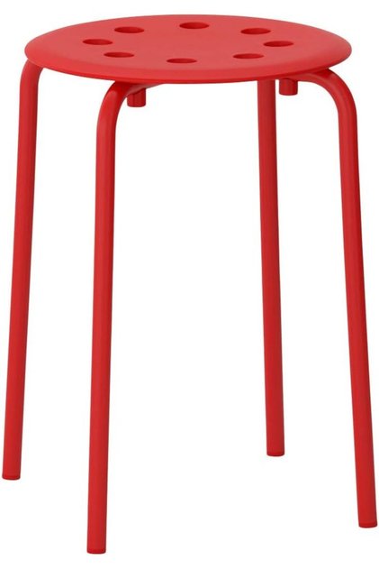 MARIUS Stool, red