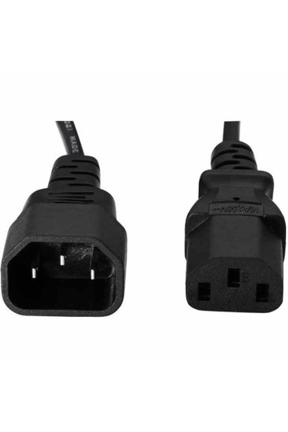 Pm-567 C14 C13 Power Power Cord Intermediate Extension 3X0.75Mm 1.8 Meters Ups Pdu Cable (10A 250V)