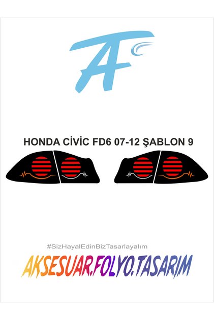 Honda Fd6 2007-2012 (No Makeup Case) Stop Foil