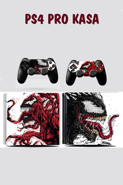 KT Decor Zehirli Öfke Playstation 4 Full Sticker Kaplama Seti