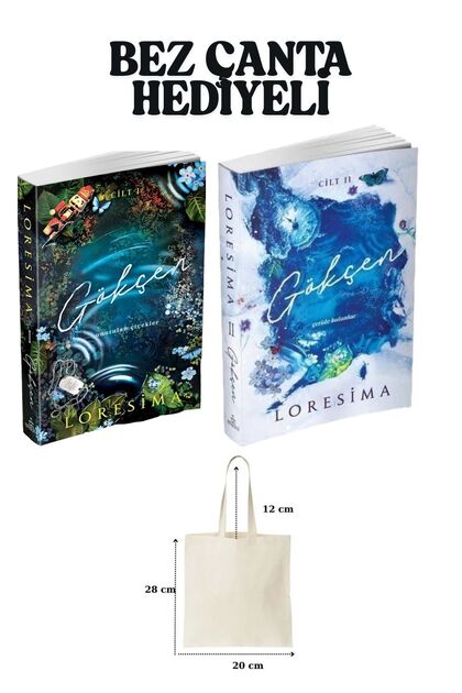 - Gökçen 1 Ve 2 Paperback - with Cloth Bag Gift