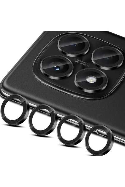 Xiaomi Redmi Note 14 Pro Compatible Protective Glass Black Camera Lens