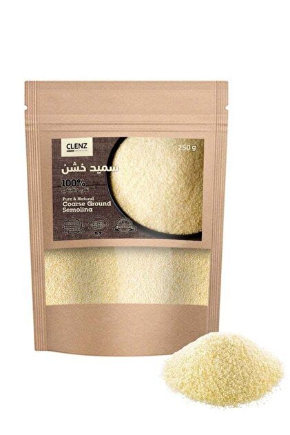 سميد مطحون خشن طبيعي ونقي 100% - 250 جرام