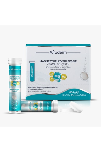 Miraderm MAGNEZYUM 20 EFERVESAN - Fiyatı, Yorumları