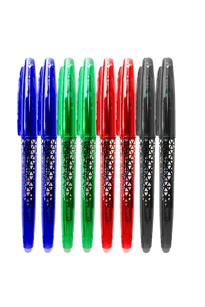 Set Pix cu Radiera 0,7mm, Roller, 8 buc, multicolor