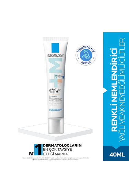 Effaclar Duo M Unifiant Renkli Nemlendirici Light Krem 40 ml - Yağlı/akneye Eğilimli Ciltler