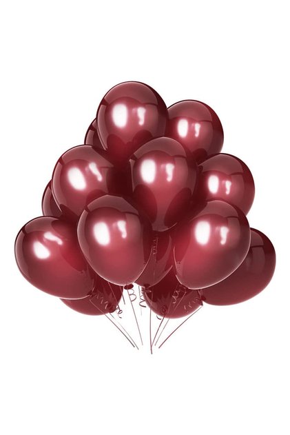 Set 10 baloane latex, Visiniu, 30cm, Ropet